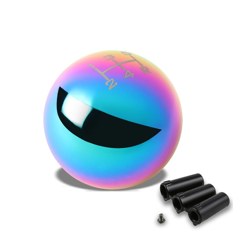 NRG Innovations Gold/Purple Ball Heavy Weight M8 M10 M12 SK-300MC-W Shift Knob-Shifter Components-BuildFastCar