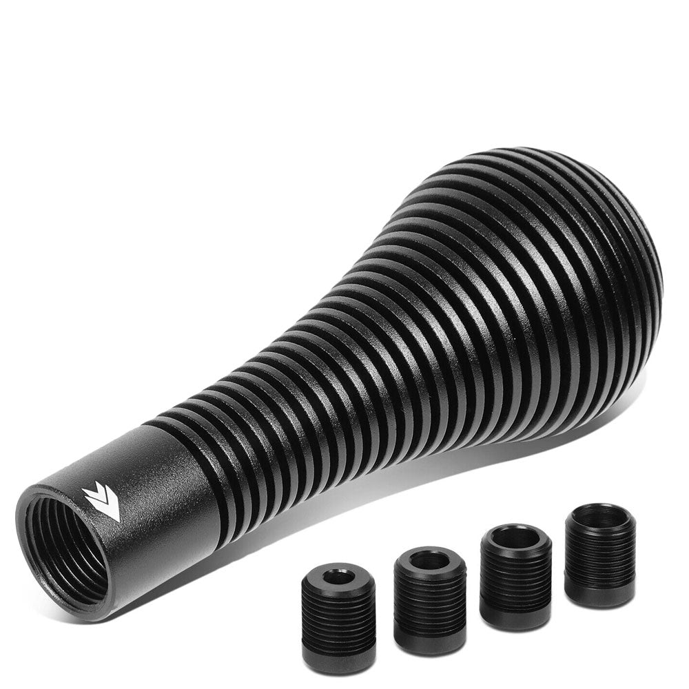 NRG Universal SK-701BK Aluminum Black Anodized Heatsink Bubble Head Short Style Shift Knob