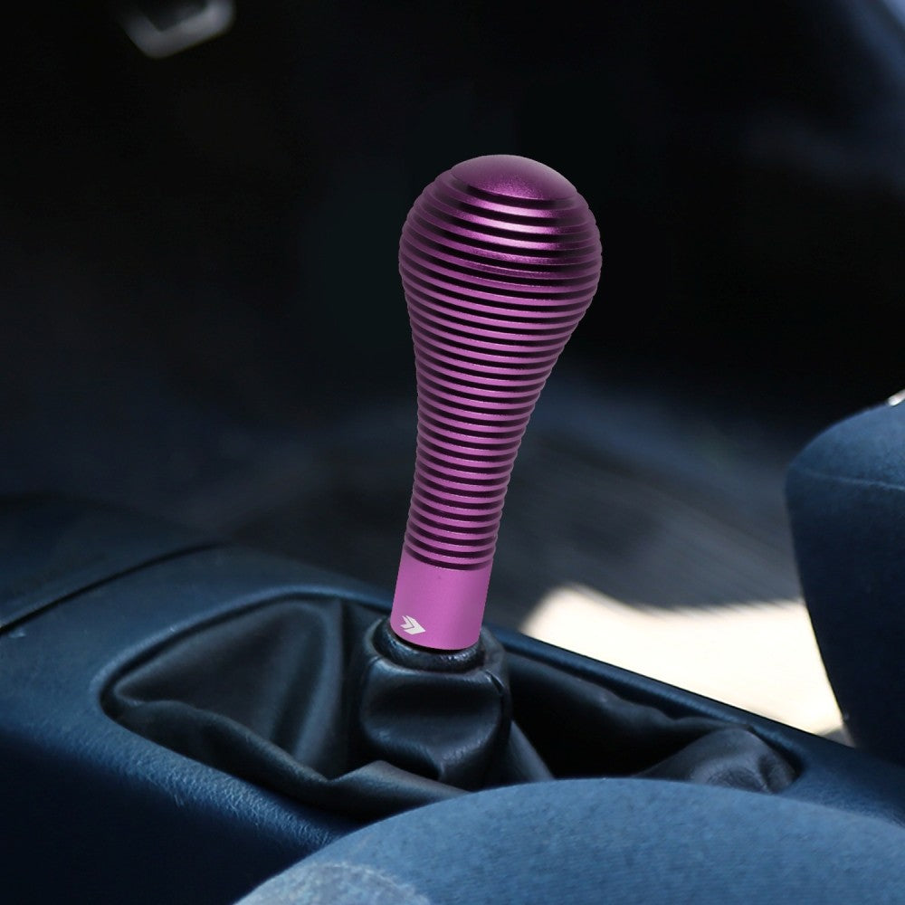 NRG SK-701PP Heatsink Bubble Head Short Manual MT Shift Knob Purple NRG-SK-701PP