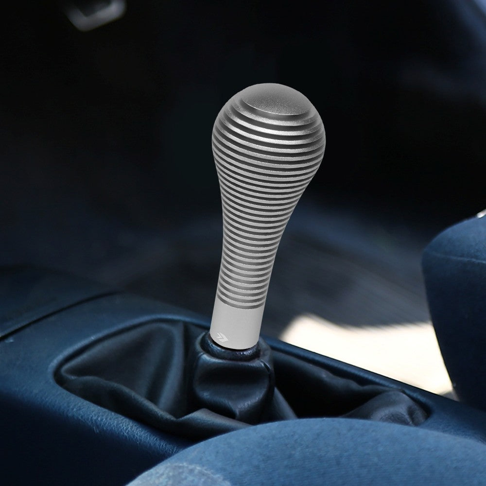 NRG SK-701SL Heatsink Bubble Head Short Manual MT Shift Knob Silver NRG-SK-701SL