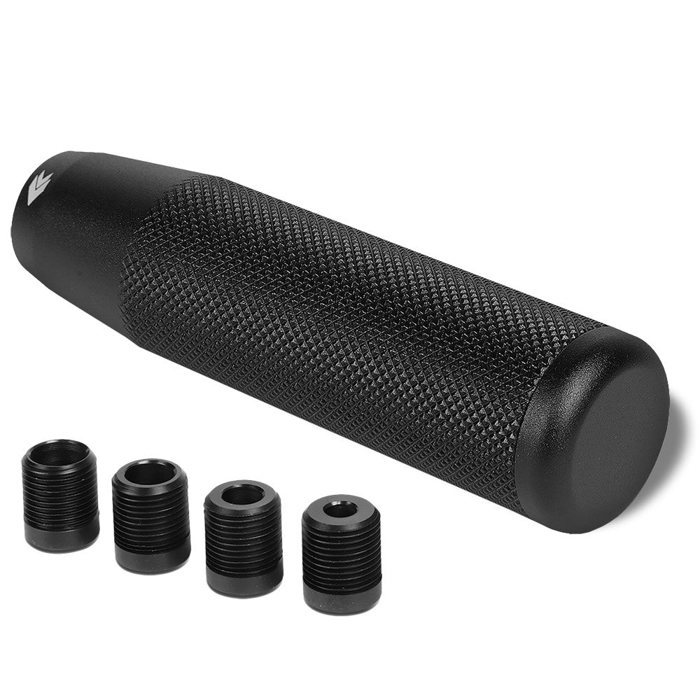 NRG Universal Aluminum Black Long Stick Shift Knob Threaded Shifter NRG-SK-800BK