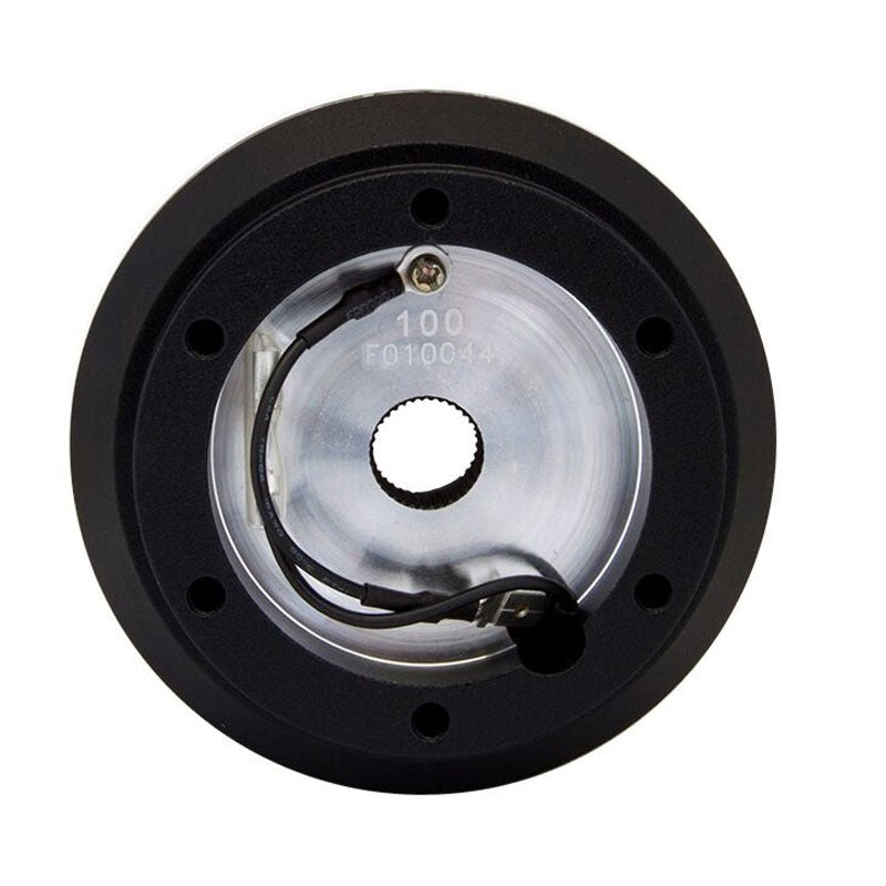 NRG SRK-100H Short Steering Wheel Hub Adapter Black For 90-16 Subaru Legacy H4-Interior-BuildFastCar