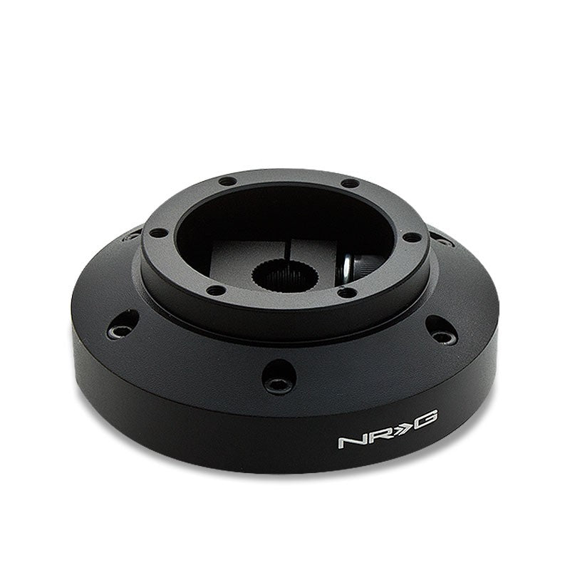 NRG SRK-101H Short Steering Wheel Hub Adapter Black For 03-08 Lancer EVO 8/9-Interior-BuildFastCar