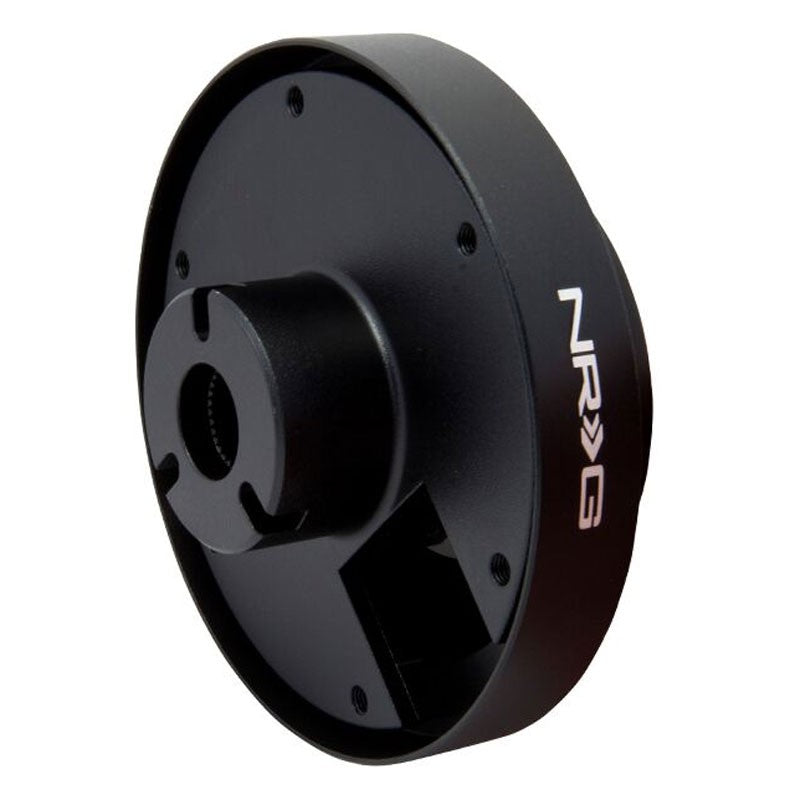 NRG SRK-101H Short Steering Wheel Hub Adapter Black For 03-08 Lancer EVO 8/9-Interior-BuildFastCar