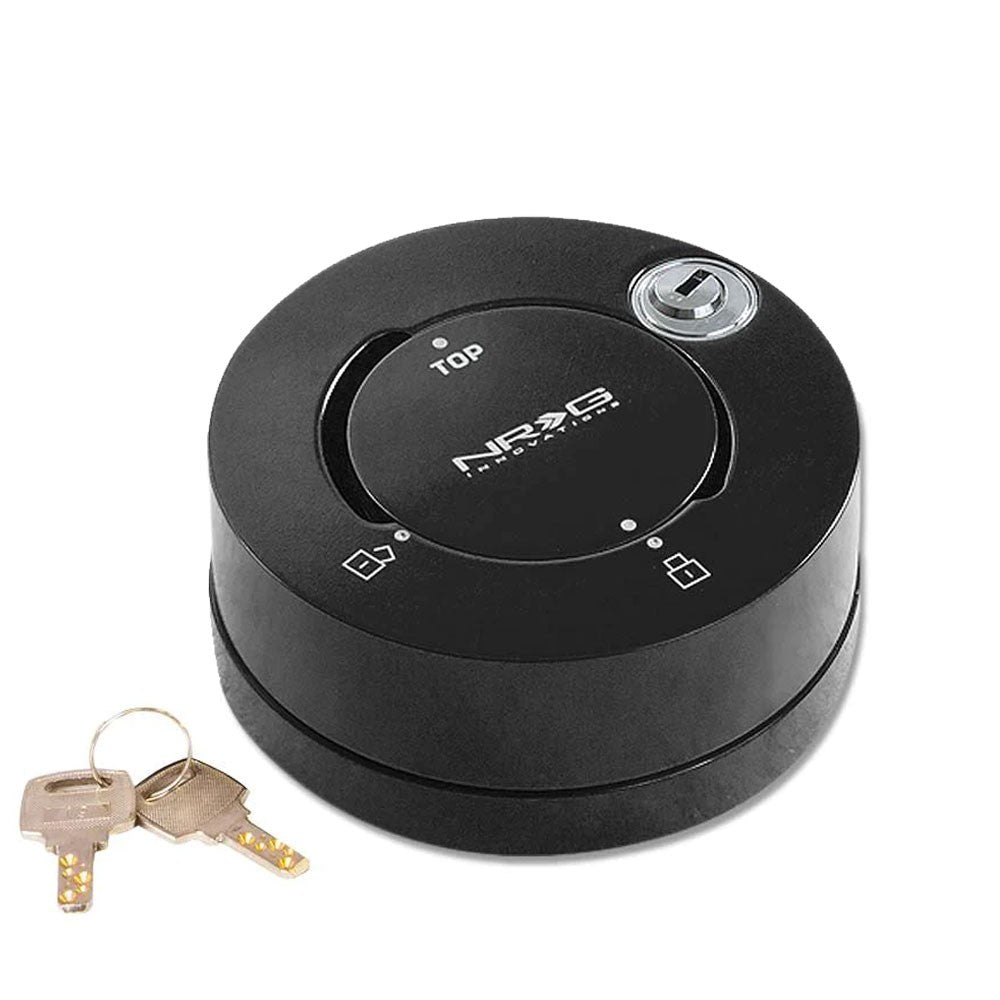 NRG SRK-101MB Matte Black Gen 1.0 Thin Steering Wheel Hub Quick Lock NRG-SRK-101MB