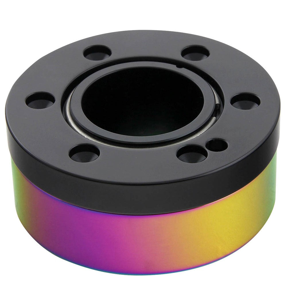 NRG SRK-101MC Stainless Steel Neo Chrome 6-Holes Pattern Steering Wheel Hub Lock