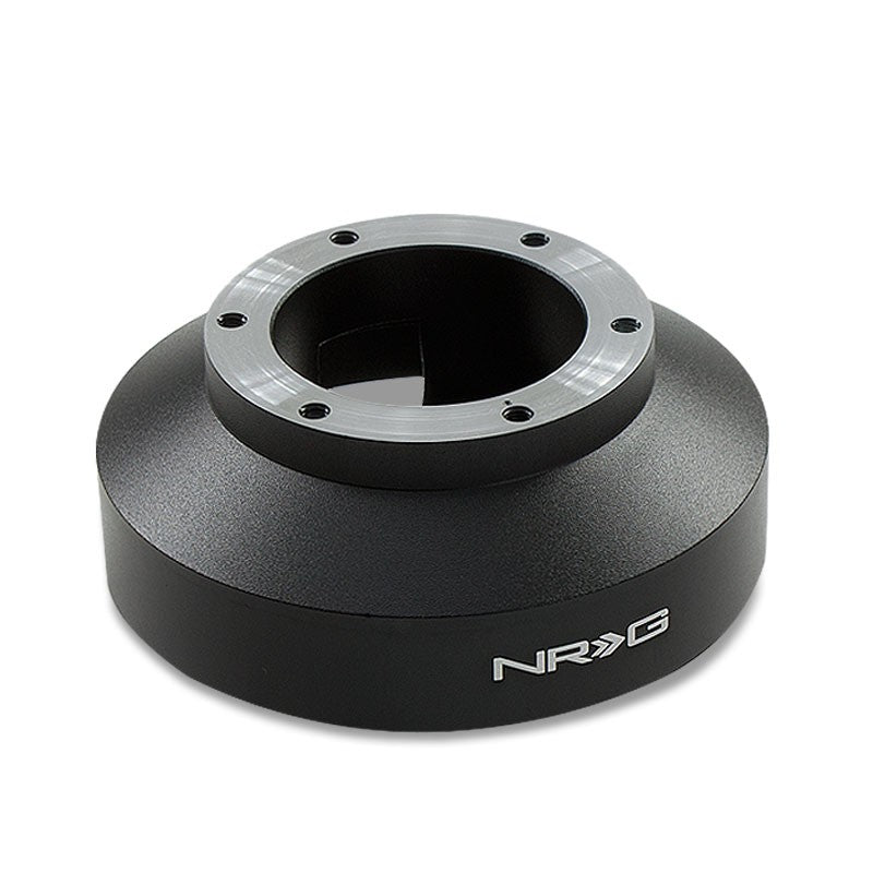 NRG SRK-105H Short Steering Wheel Hub Adapter Black For 08-12 Impreza WRX/WRX-Interior-BuildFastCar