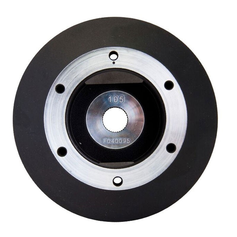 NRG SRK-105H Short Steering Wheel Hub Adapter Black For 08-12 Impreza WRX/WRX-Interior-BuildFastCar