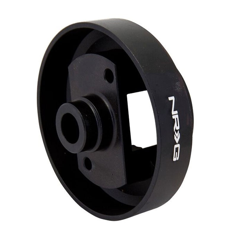 NRG SRK-105H Short Steering Wheel Hub Adapter Black For 08-12 Impreza WRX/WRX-Interior-BuildFastCar