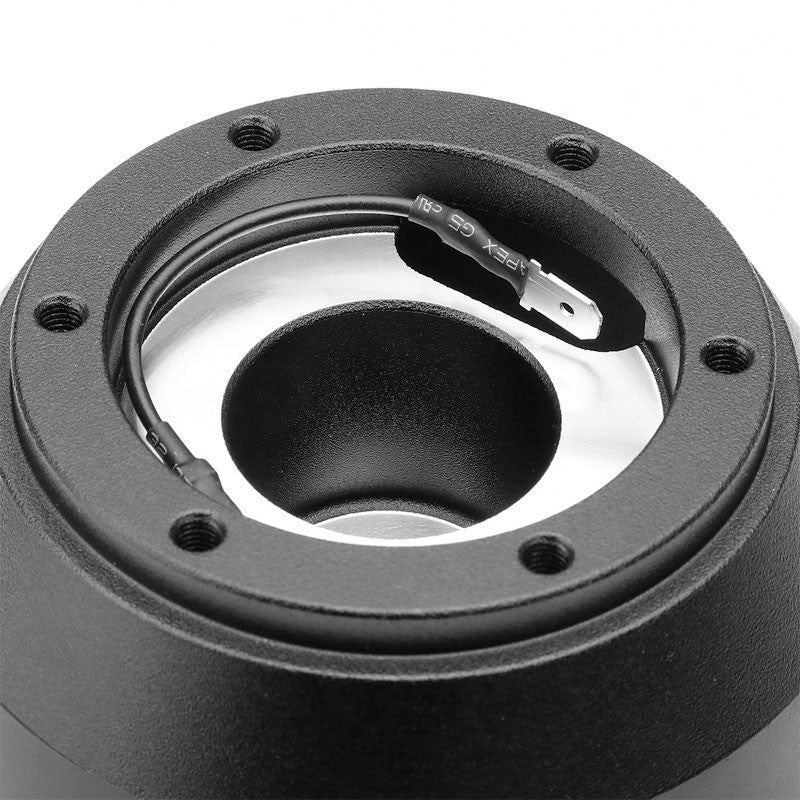 NRG Innovations SRK-106H Black 6x70mm Bolt Steering Wheel Short Hub Adapter