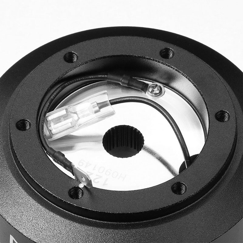 NRG SRK-122H Short Steering Wheel Hub Adapter Black For 85-95 Suzuki Samurai-Interior-BuildFastCar