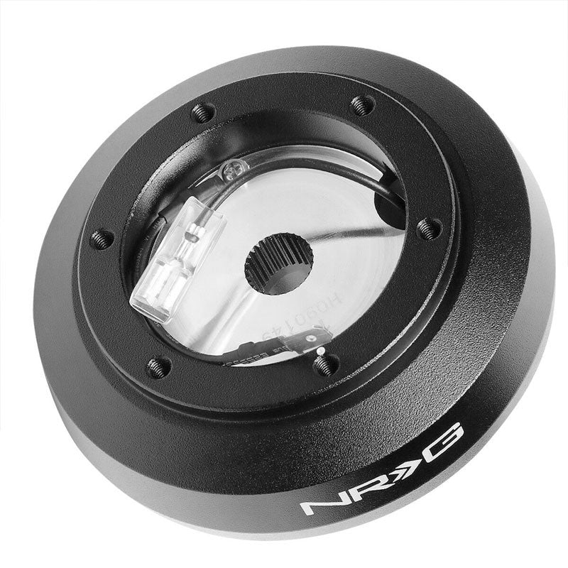 NRG SRK-122H Short Steering Wheel Hub Adapter Black For 85-95 Suzuki Samurai-Interior-BuildFastCar