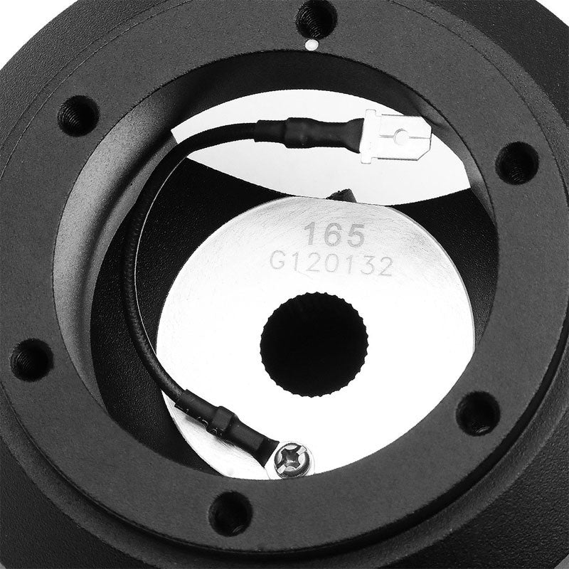 NRG Innovations SRK-165H Black 6x70mm Bolt Steering Wheel Short Hub Adapter