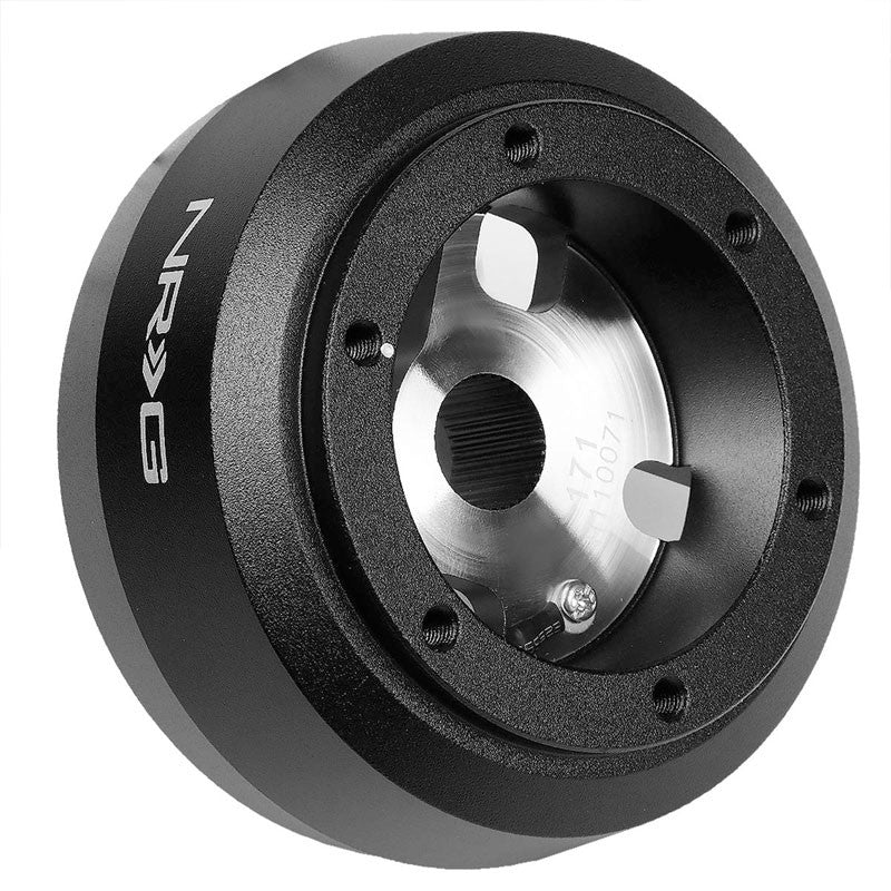 NRG SRK-171H Short Steering Wheel Hub Adapter Black For 87-18 Jeep Wrangler-Interior-BuildFastCar