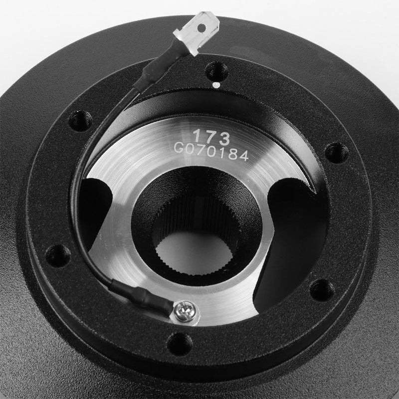 NRG SRK-173H Short Steering Wheel Hub Adapter Black For 06-10 Dodge Charger-Interior-BuildFastCar