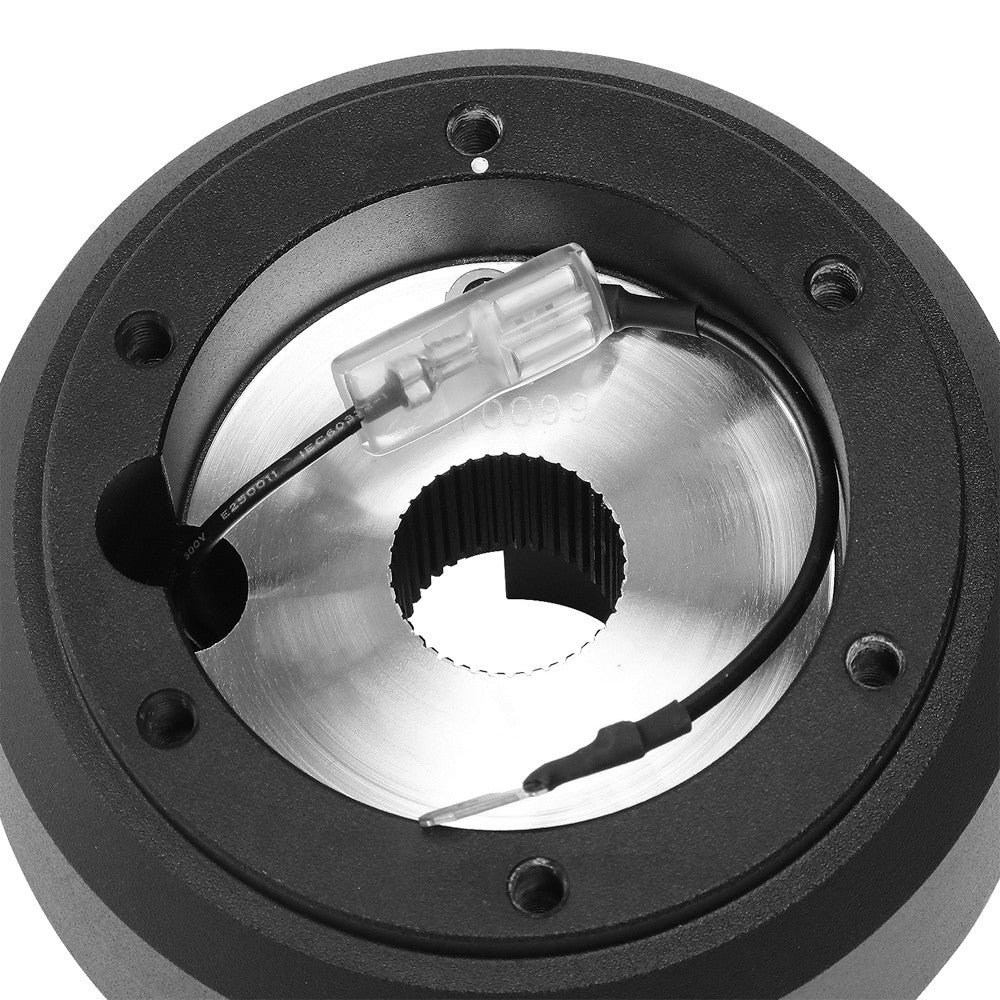 NRG Innovations SRK-187H Black 6x70mm Bolt Steering Wheel Short Hub Adapter