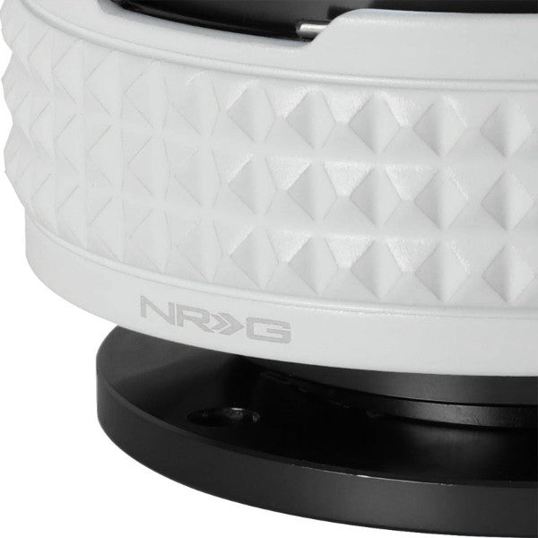 NRG Black Body/Glow Ring Gen 2.1 Steering Wheel Quick Release Adapter 6-Hole-Interior-BuildFastCar