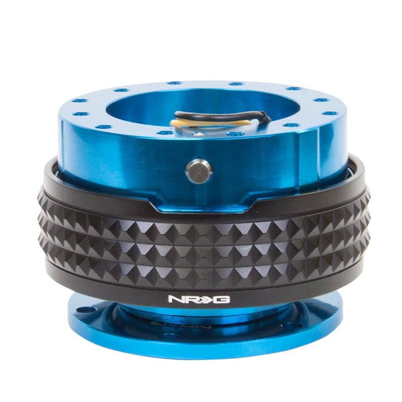 NRG Blue Body/Glow Ring Gen 2.1 Steering Wheel Quick Release Adapter 6-Hole-Interior-BuildFastCar