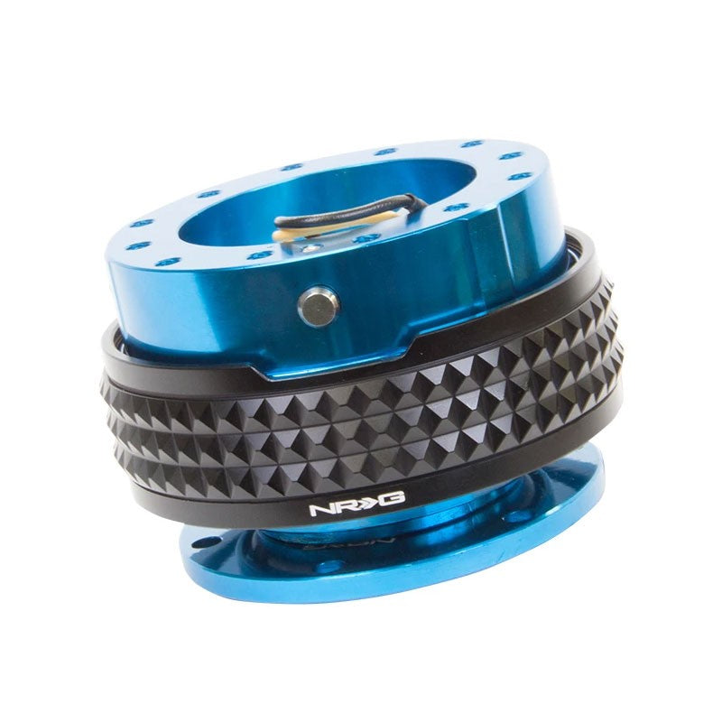 NRG Blue Body/Glow Ring Gen 2.1 Steering Wheel Quick Release Adapter 6-Hole-Interior-BuildFastCar