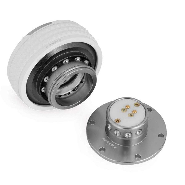 NRG Gunmetal Body/Glow Ring Gen 2.1 Steering Wheel Quick Release Adapter 6-Hole-Interior-BuildFastCar