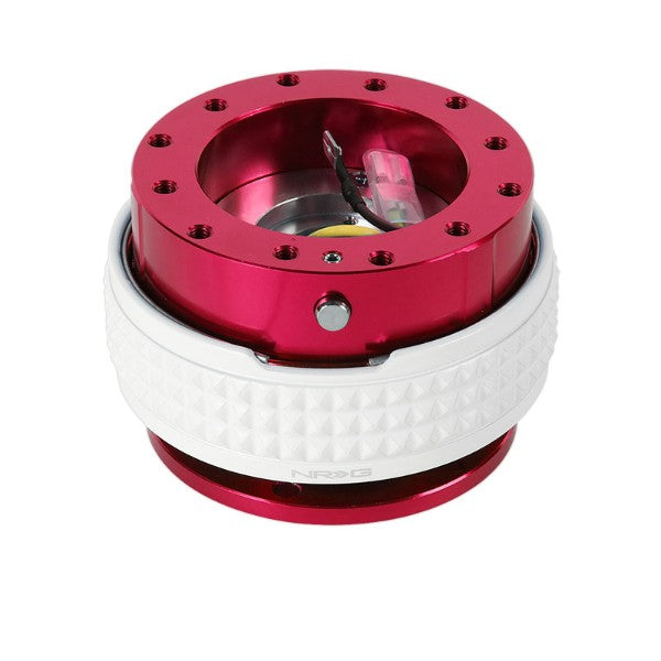 NRG Red Body/Glow Ring Gen 2.1 Steering Wheel Quick Release Adapter 6-Hole-Interior-BuildFastCar