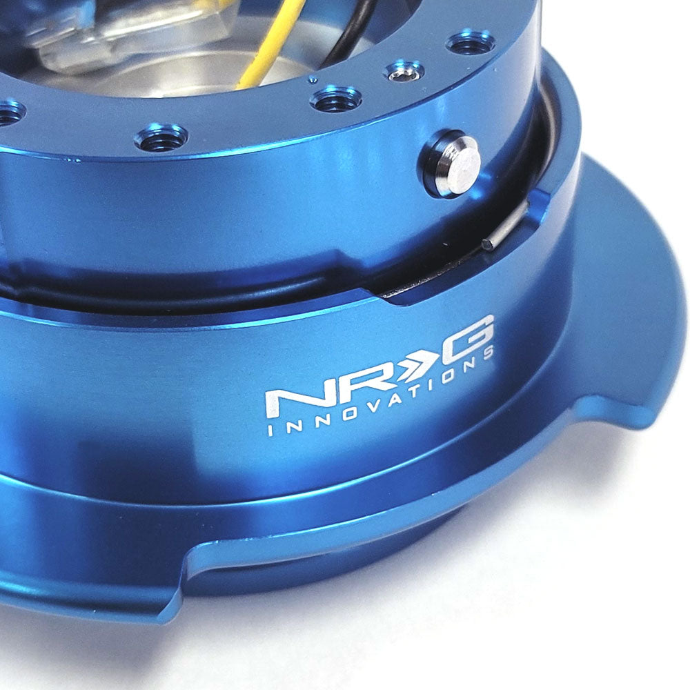NRG Blue GEN 2.5 Race Steering Wheel Quick Release Adapter 6-Hole Design