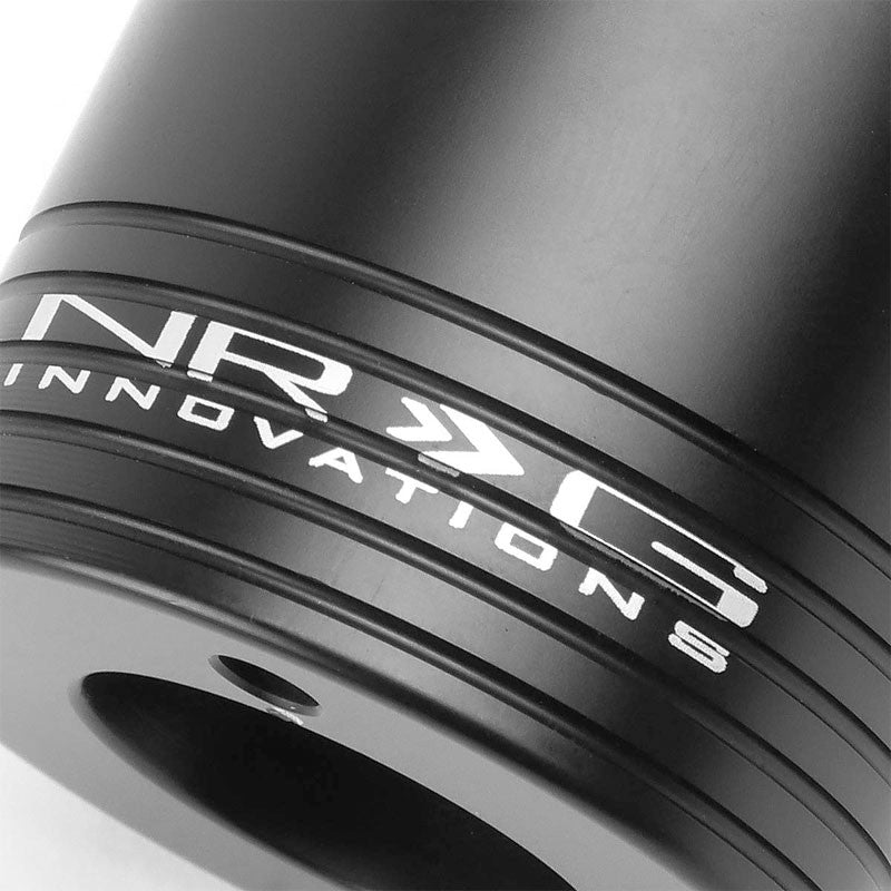 NRG Innovations SRK-RL142H-BK Black Race Style Steering Wheel Short Hub Adapter
