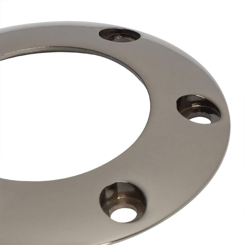 NRG STR-001BKC Black Chrome 6-Bolt Steering Wheel Horn Button Ring Retainer-Steering Wheels & Accessories-BuildFastCar