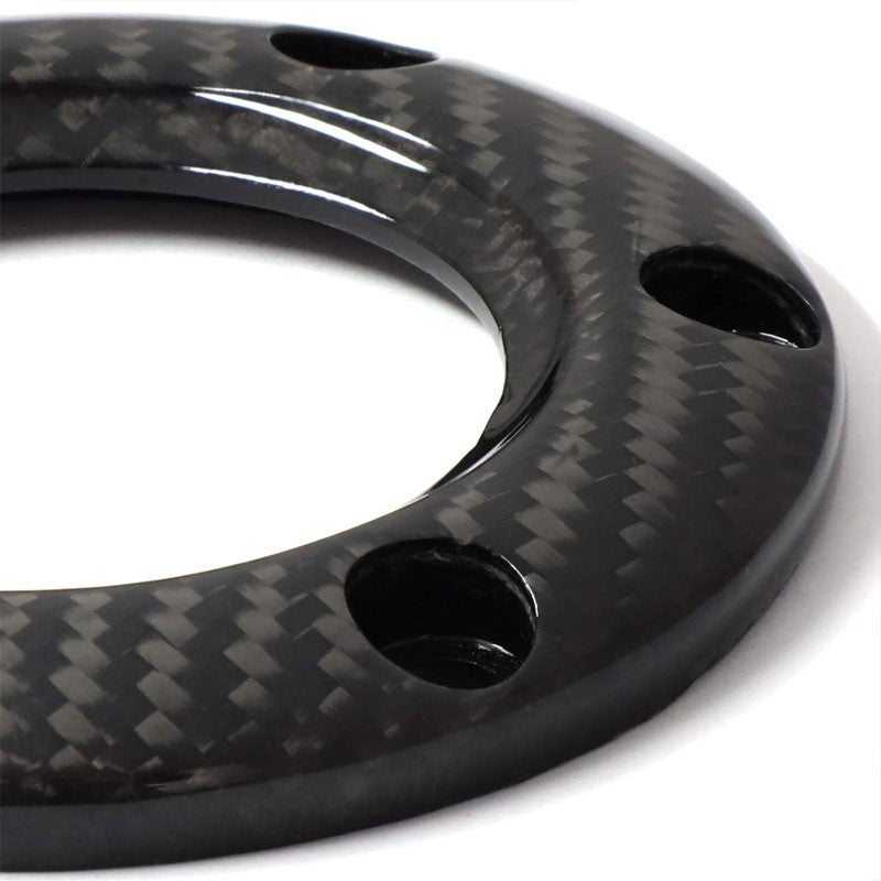 NRG STR-001CF Carbon Fiber 6-Bolt Steering Wheel Horn Button Ring Retainer-Steering Wheels & Accessories-BuildFastCar