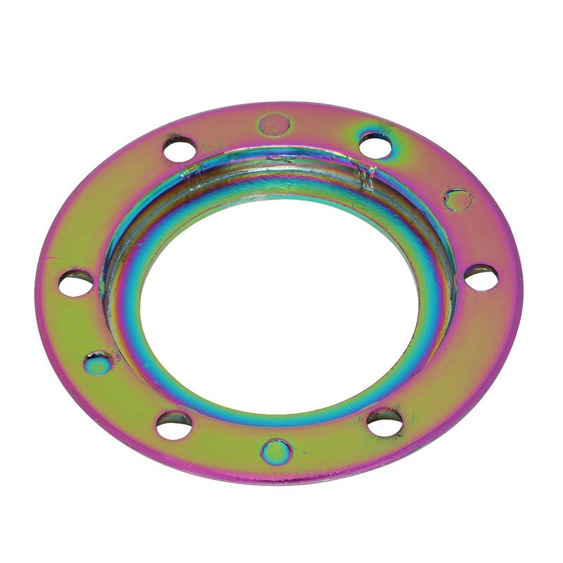 NRG STR-001MC Neo Chrome 6-Bolt Steering Wheel Horn Button Ring Retainer-Steering Wheels & Accessories-BuildFastCar