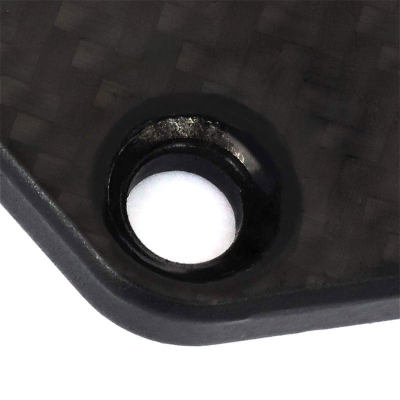 NRG STR-630CF Black Carbon Fiber Look Steering Wheel Horn Delete Plate Cover-Steering Wheels & Accessories-BuildFastCar