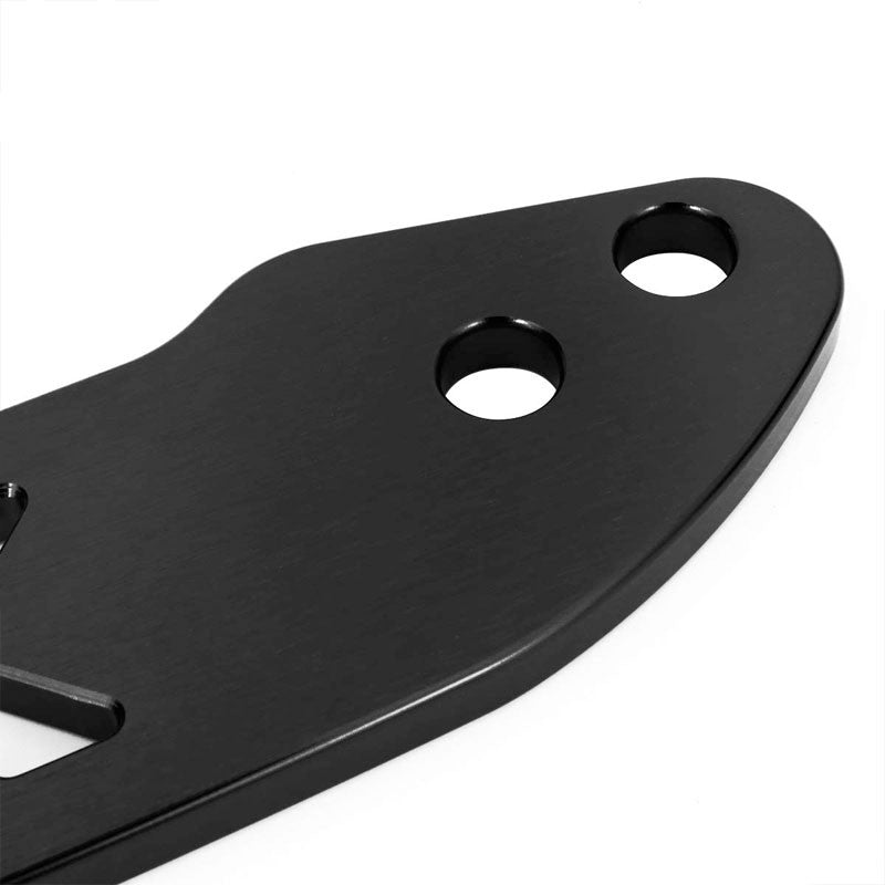 NRG Innovations Black TOW-110BK Rear OffSet Ring Universal Aluminum Tow Hook Kit-Truck & Towing-BuildFastCar