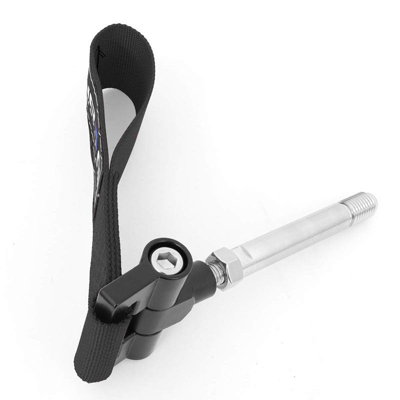 NRG Black TOW-142BK Front/Rear Nylon Tow Strap Hook Kit For 02-03 Nissan 350Z-Truck & Towing-BuildFastCar-BFC-NRG-TOW-142BK