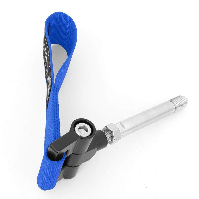 NRG Blue TOW-142BL Front/Rear Nylon Tow Strap Tow Hook Kit For 02-03 Nissan 350Z-Truck & Towing-BuildFastCar-BFC-NRG-TOW-142BL