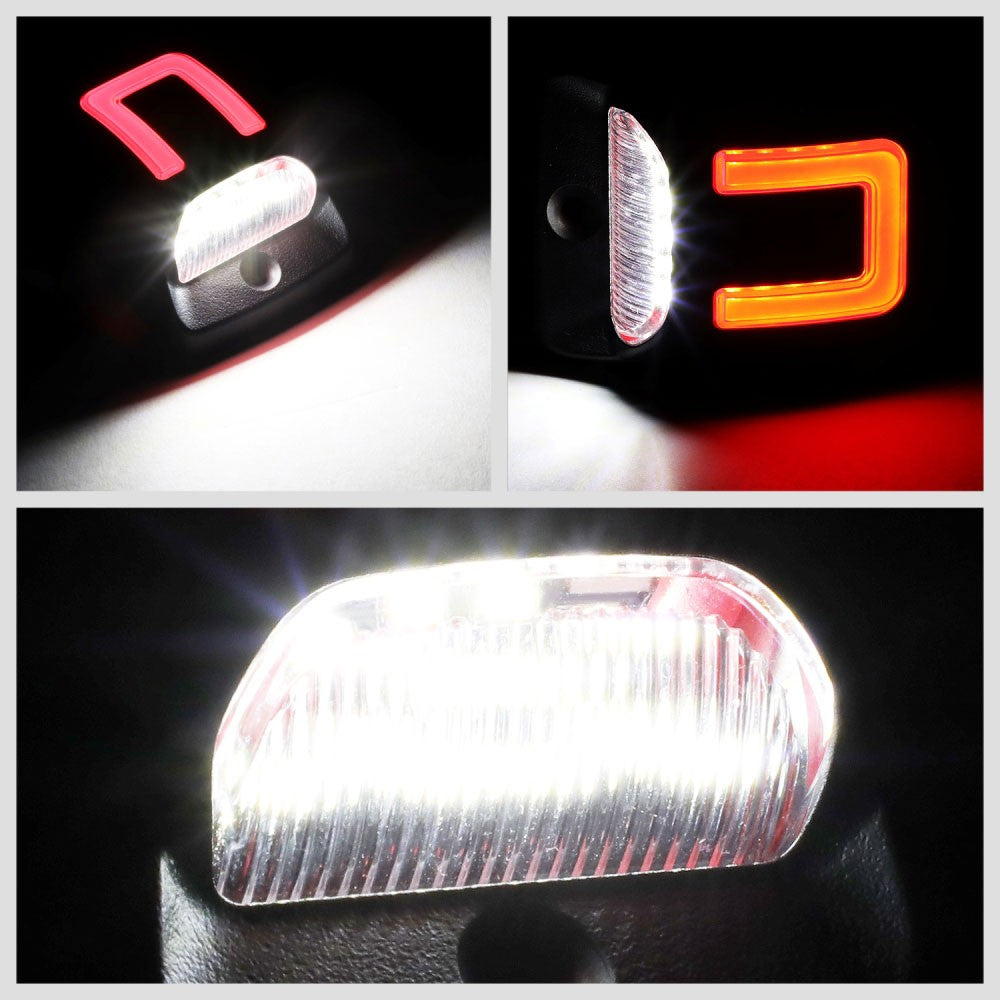 Nuvision NVL-LPL-005 Clear Len, WhiteLED Rear License Plate Light Lamp NVL-LPL-005