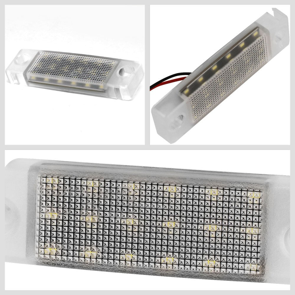 Nuvision NVL-LPL-006 Clear Len, WhiteLED Rear License Plate Light Lamp NVL-LPL-006