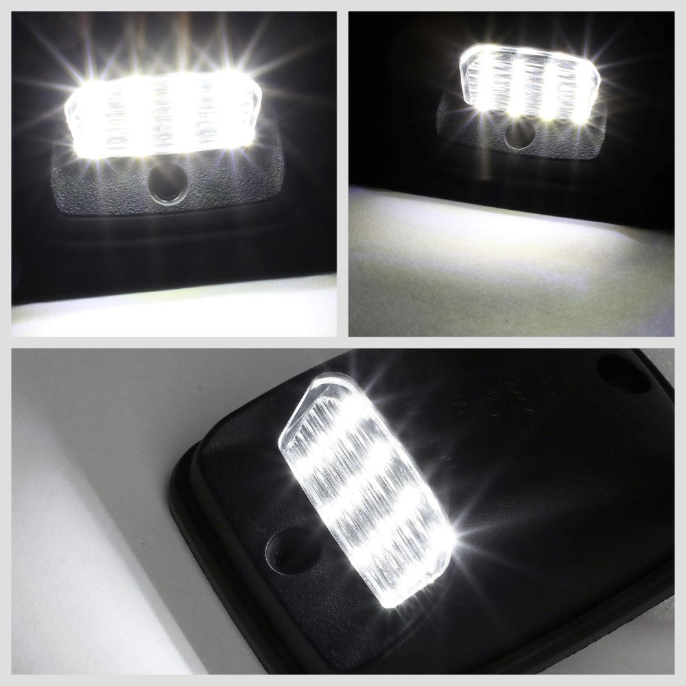 Nuvision NVL-LPL-007 Clear Len, WhiteLED Rear License Plate Light Lamp NVL-LPL-007
