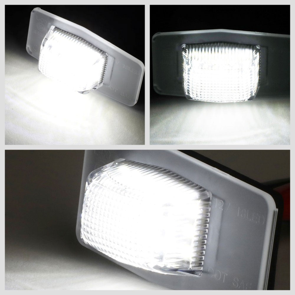 Nuvision NVL-LPL-009 Clear Len, WhiteLED Rear License Plate Light Lamp NVL-LPL-009