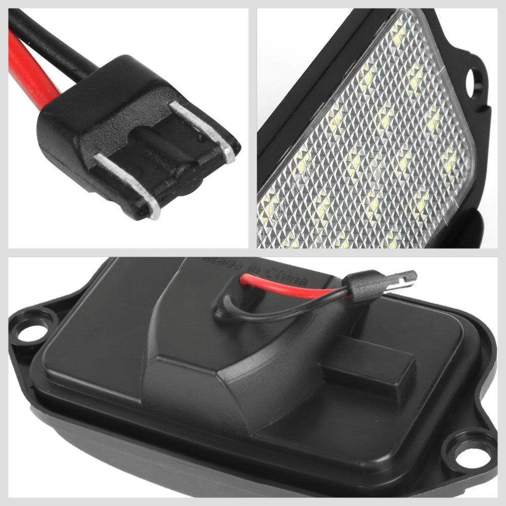 Nuvision NVL-LPL-011 Clear Len, WhiteLED Rear License Plate Light Lamp NVL-LPL-011