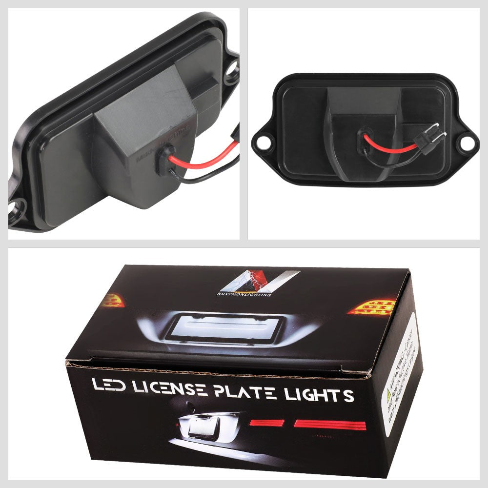 Nuvision NVL-LPL-011 Clear Len, WhiteLED Rear License Plate Light Lamp NVL-LPL-011