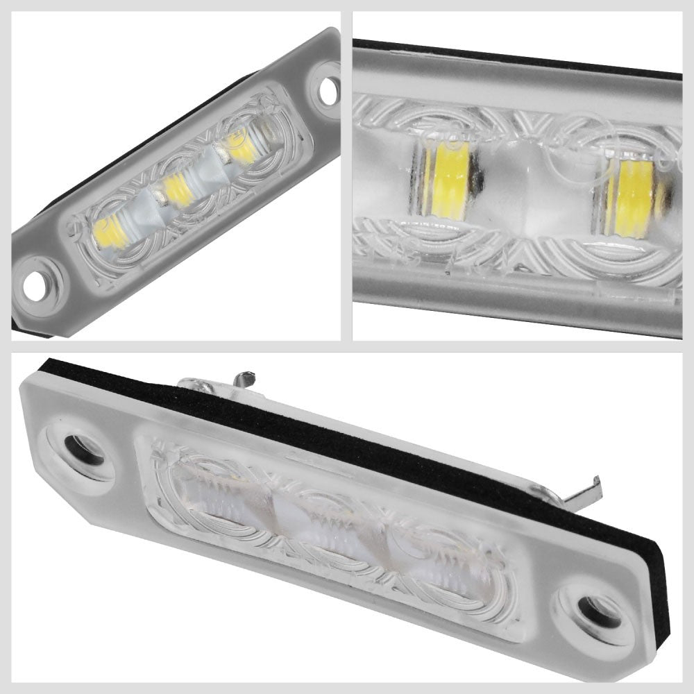 Nuvision NVL-LPL-012 Clear Len, WhiteLED Rear License Plate Light Lamp NVL-LPL-012