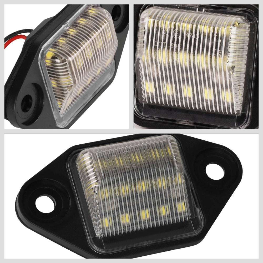 Nuvision NVL-LPL-014 Clear Len, WhiteLED Rear License Plate Light Lamp NVL-LPL-014