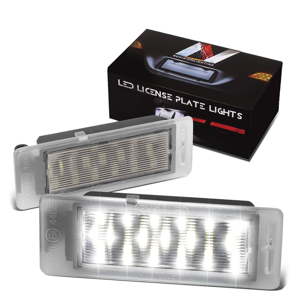 Nuvision NVL-LPL-026 Clear Len, WhiteLED Rear License Plate Light Lamp NVL-LPL-026