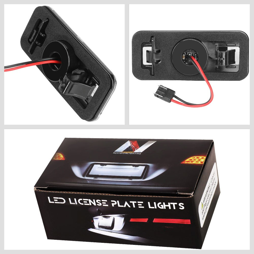Nuvision NVL-LPL-028 Clear Len, WhiteLED Rear License Plate Light Lamp NVL-LPL-028