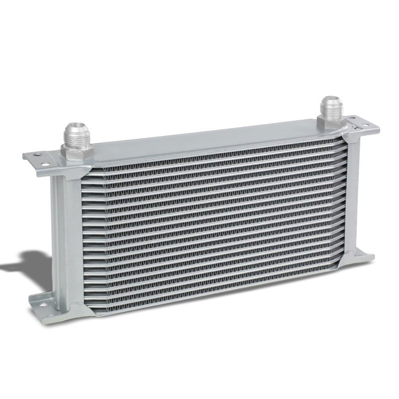 19 Row 10AN Silver Aluminum Oil Cooler for Turbo/Engine/Transmission/Differntral-Performance-BuildFastCar