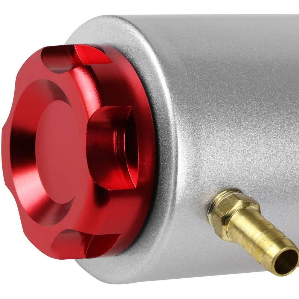 Universal Aluminum Anodized Painted Red 90 ML Oil Catch Tank Reservoir Cap