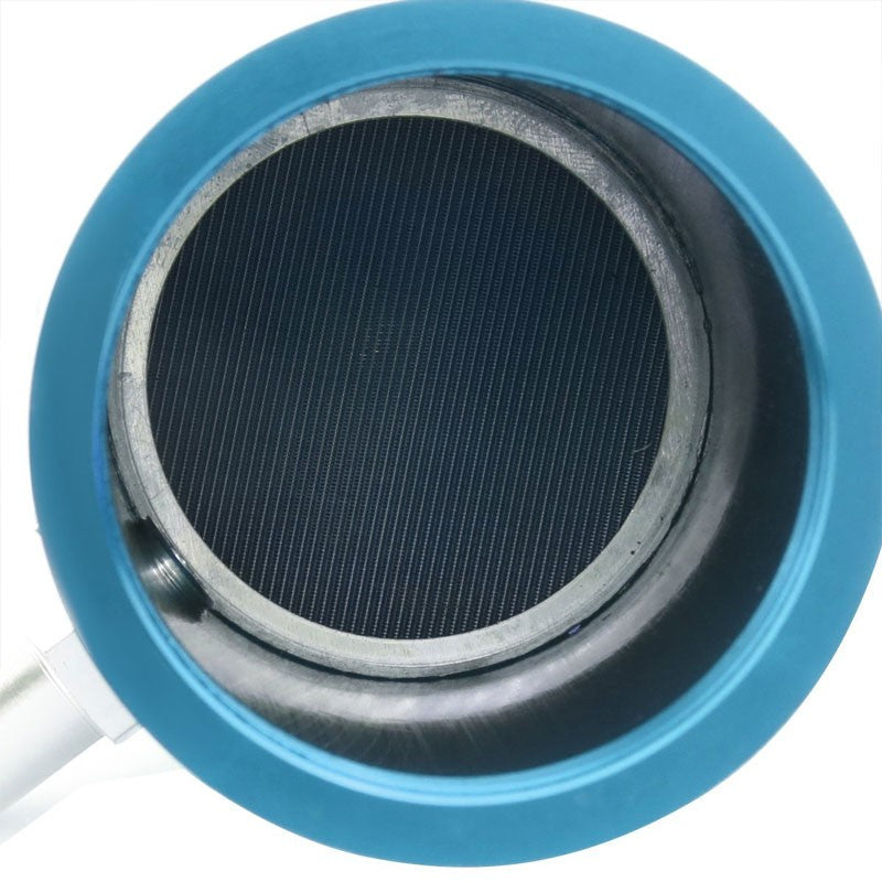 140ML Universal Light Blue 5.5"L Engine Oil Catch Tank Can Reservoir+Air Filter-Performance-BuildFastCar
