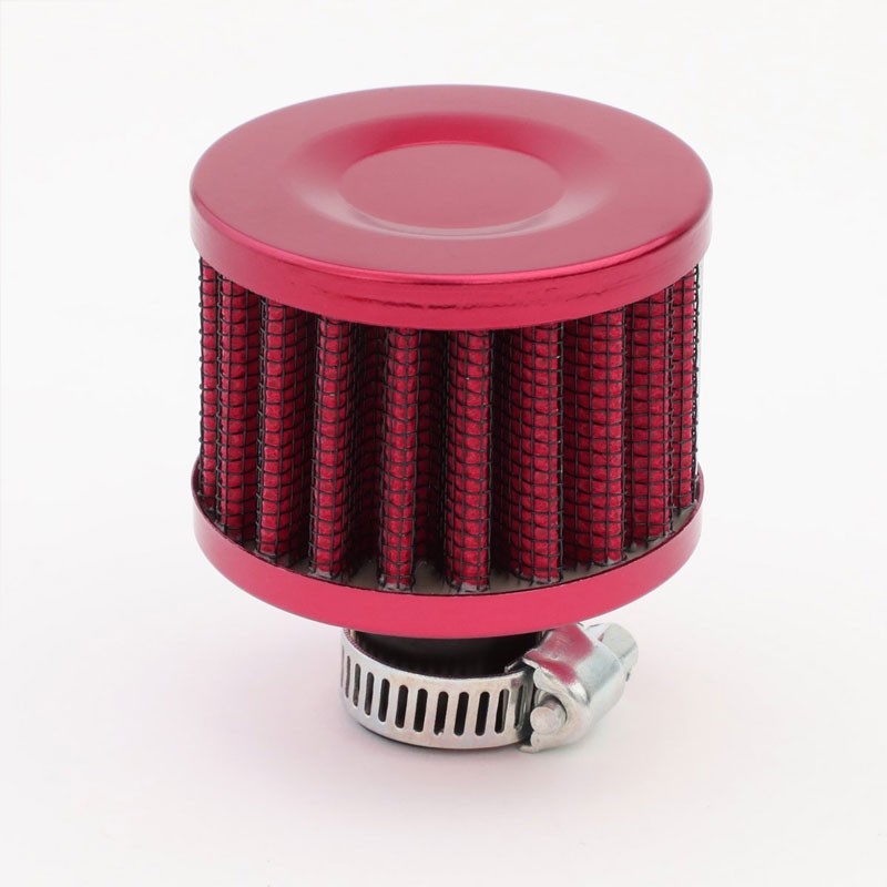 100ML Universal Pink 4.1" Round Engine Oil Catch Tank Can Reservoir+Air Filter-Performance-BuildFastCar