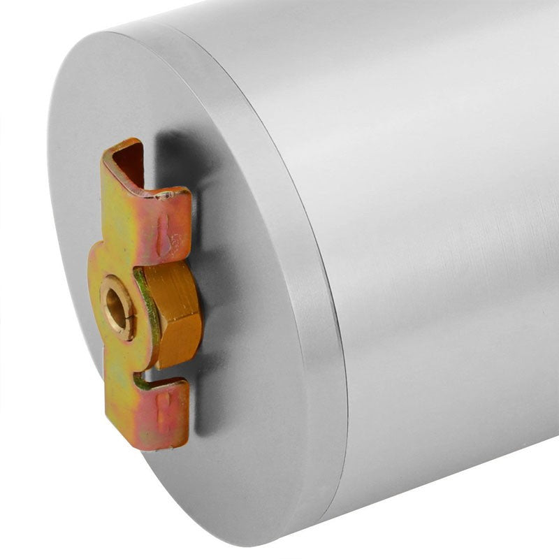 100ML Universal Silver 4.1" Round Engine Oil Catch Tank Can Reservoir+Air Filter-Performance-BuildFastCar