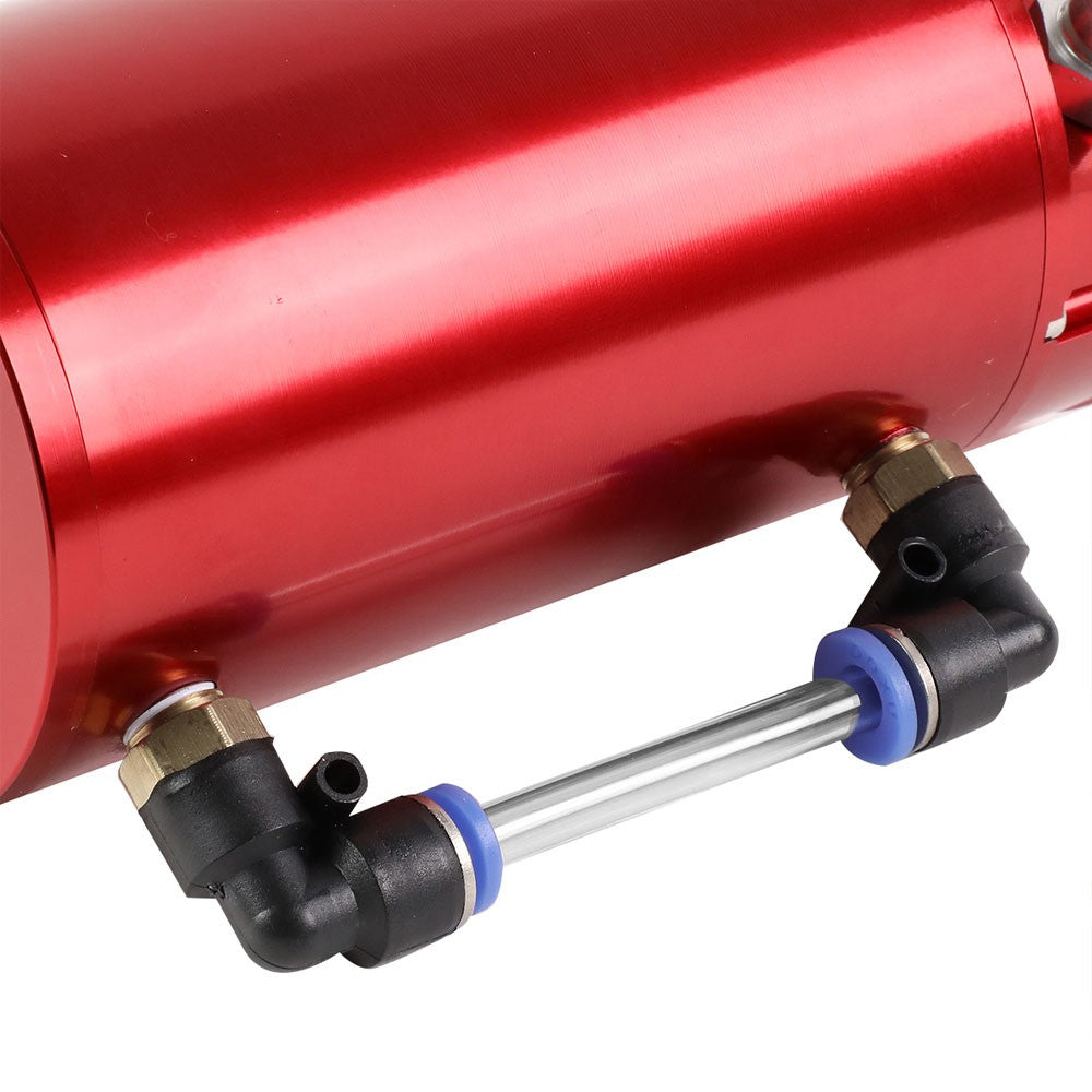 Universal Aluminum Anodized Red 140 ML Oil Catch Tank Reservoir Breather